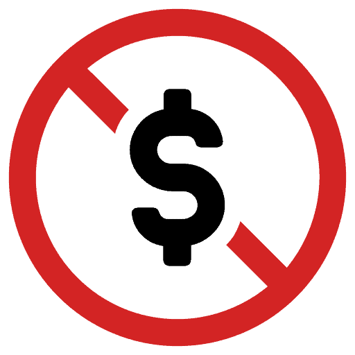 icon no fee
